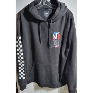 Vans Off The Wall Pullover Hoodie Checkerboard Skater Size L